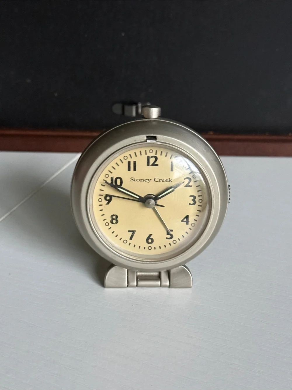 Stoney Creek trading Company table clock.